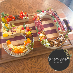 Number and Letter Graze Charcuterie Gift Box