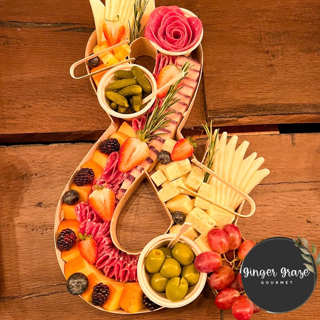 Number or letter charcuterie — Magical Charcuterie Luxury Charcuterie &  Gourmet Grazing